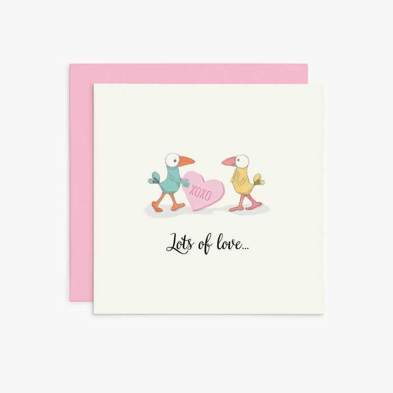 Affirmations - Twigseeds Greeting Card - XOXO Lots of Love - K374