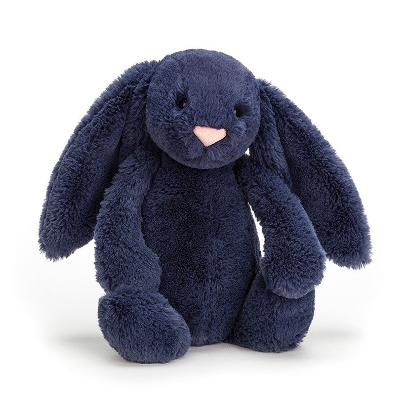 Jellycat Bashful Bunny Navy Original (Medium) 31cm