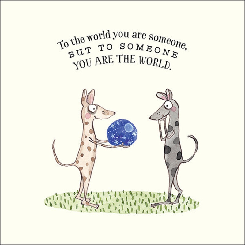Affirmations - Twigseeds Love Card - To the world - K035