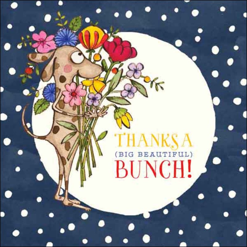 Affirmations - Twigseeds Thank You Card - Thanks a Bunch - K162