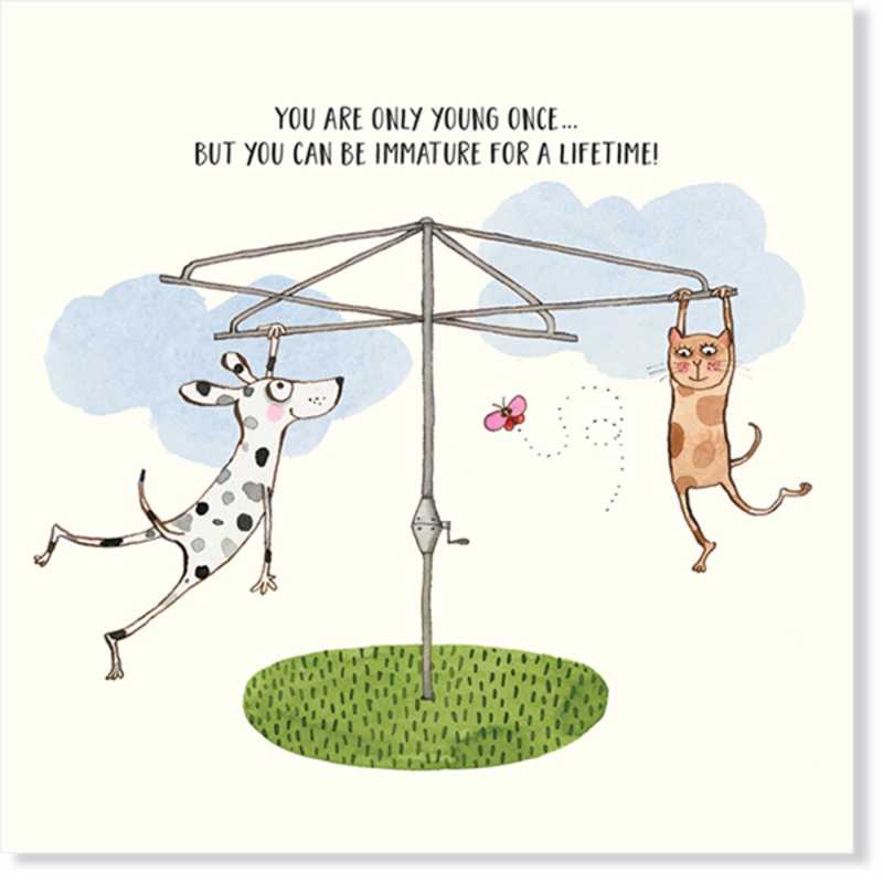 Affirmations - Twigseeds Birthday Card - Clothes Line - K111