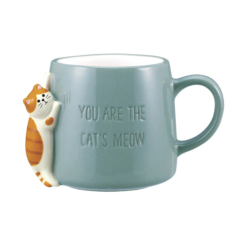 Decole Happy Cat Day Mug - Blue