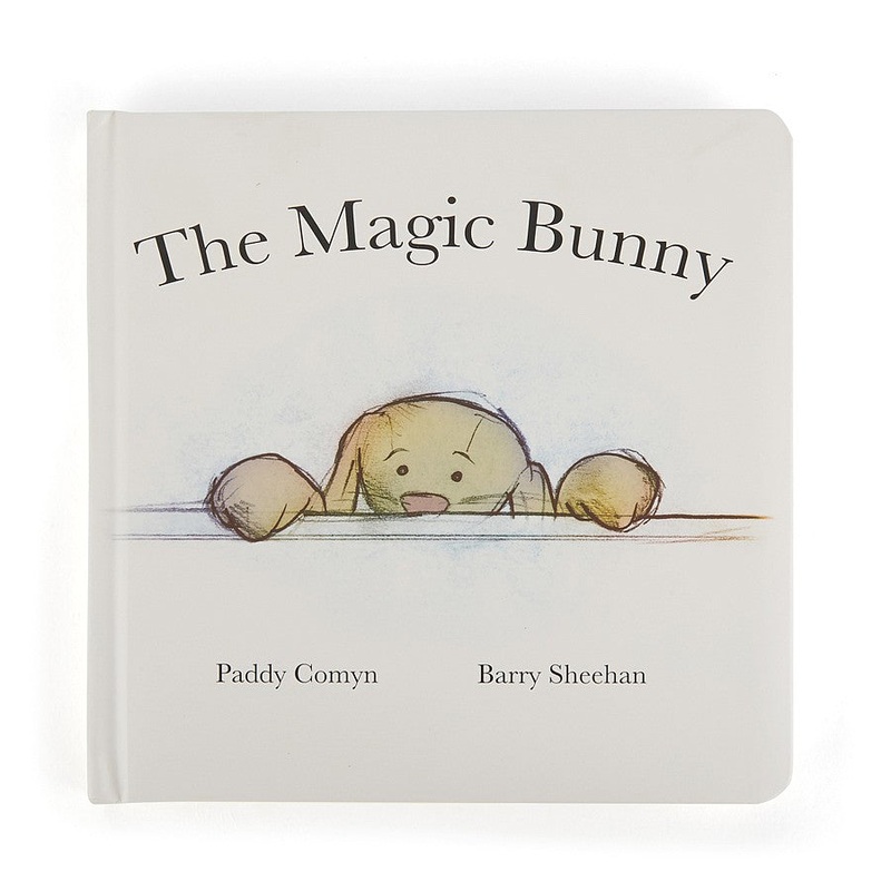 Jellycat Book The Magic Bunny (Bashful Beige or Cottontail Bunny) 19cm