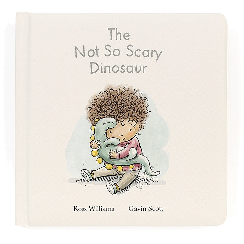 Jellycat Book The Not So Scary Dinosaur (Douglas the Dino) 19cm