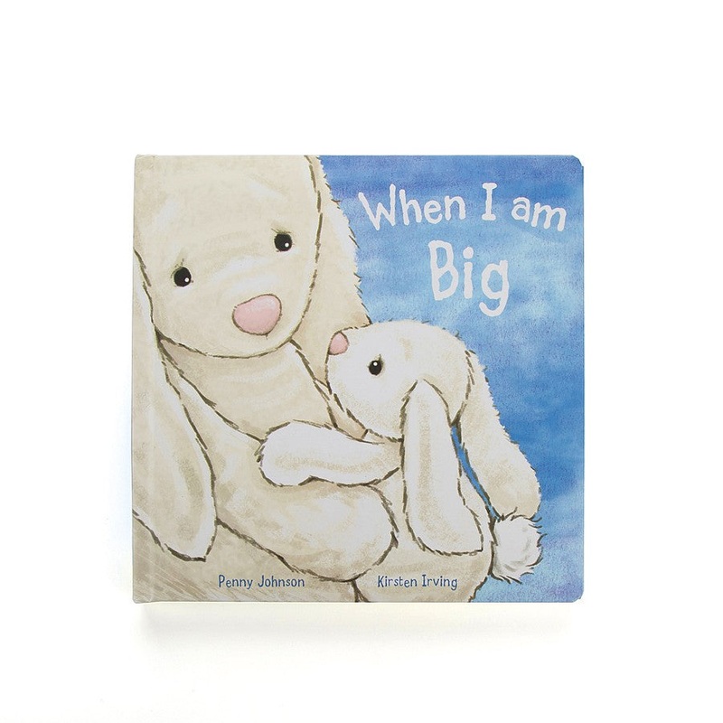Jellycat Book When I Am Big (Bashful Cream Bunny) 21cm