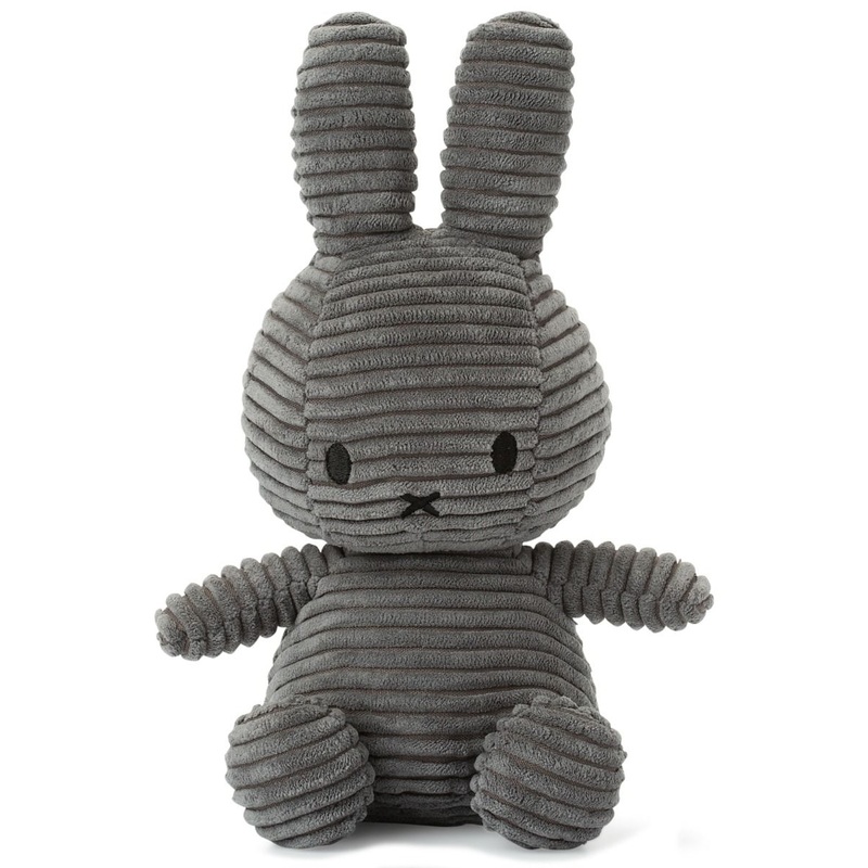 Miffy & Friends Miffy Corduroy Grey 23cm