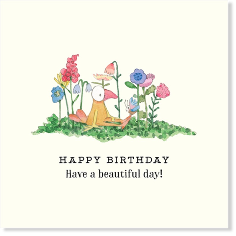 Affirmations - Twigseeds Birthday Card - Have a Beautiful Day - K305