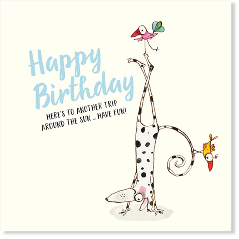 Affirmations - Twigseeds Birthday Card - Trip Around the Sun - K201