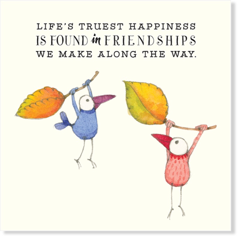 Affirmations - Twigseeds Friendship Card - Happiness is Found - K167
