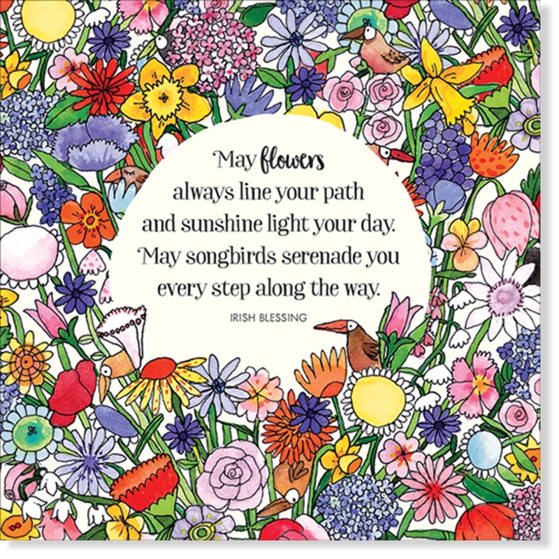 Affirmations - Twigseeds Friendship Card - May flowers - K235