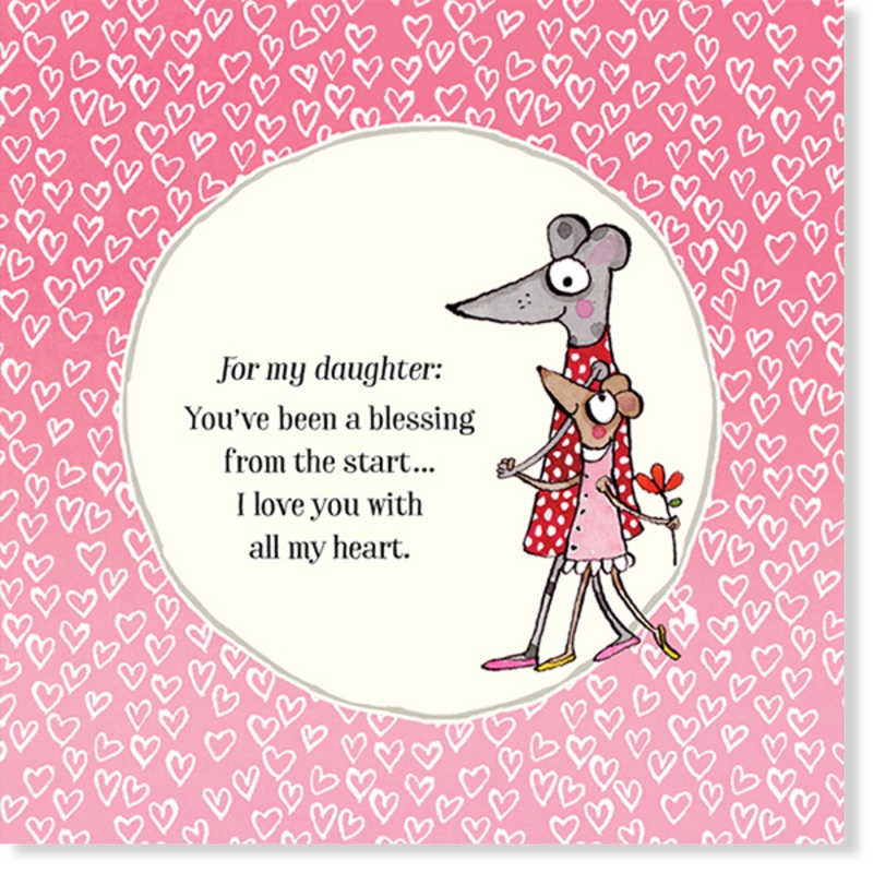 Affirmations - Twigseeds Greeting Card - For my daughter - K300