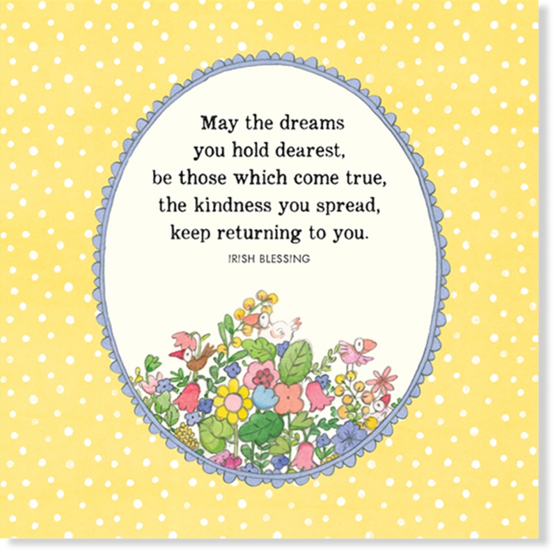 Affirmations - Twigseeds Greeting Card - May the Dreams You Hold - K321