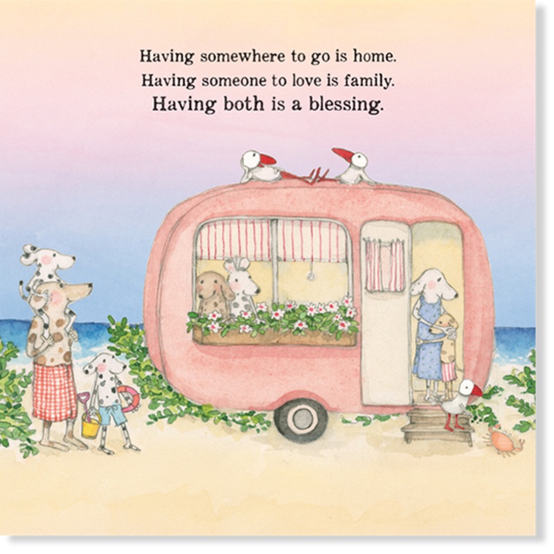 Affirmations - Twigseeds Inspirational Card - Having Somewhere to Go Home - K327