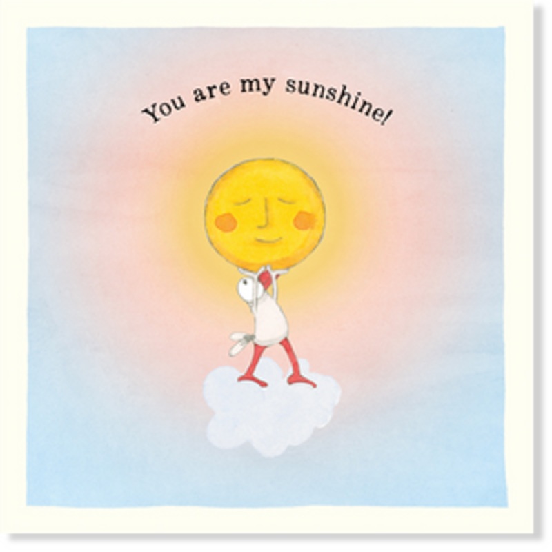 Affirmations - Twigseeds Love Card - You Are My Sunshine- K328