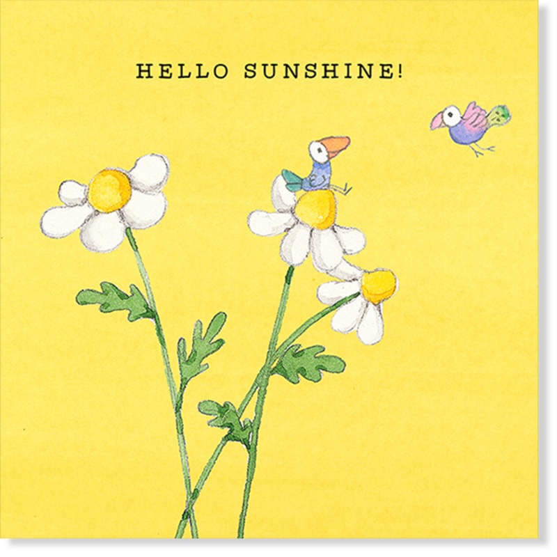 Affirmations - Twigseeds Thinking of You Card - Hello sunshine! - K309