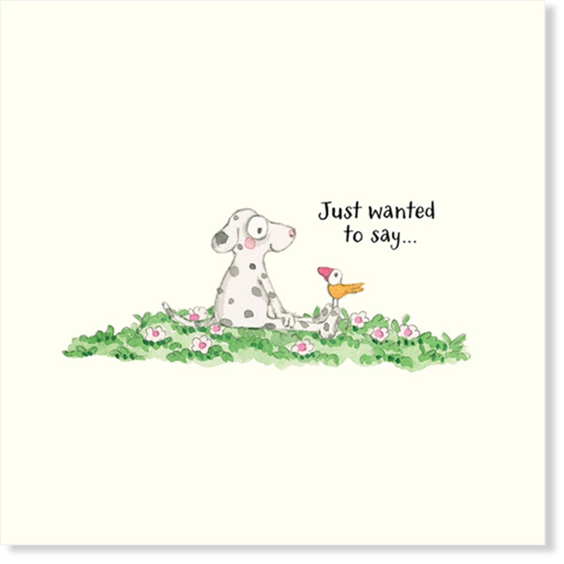Affirmations - Twigseeds Thinking of You Card - Just wanted to say - K314