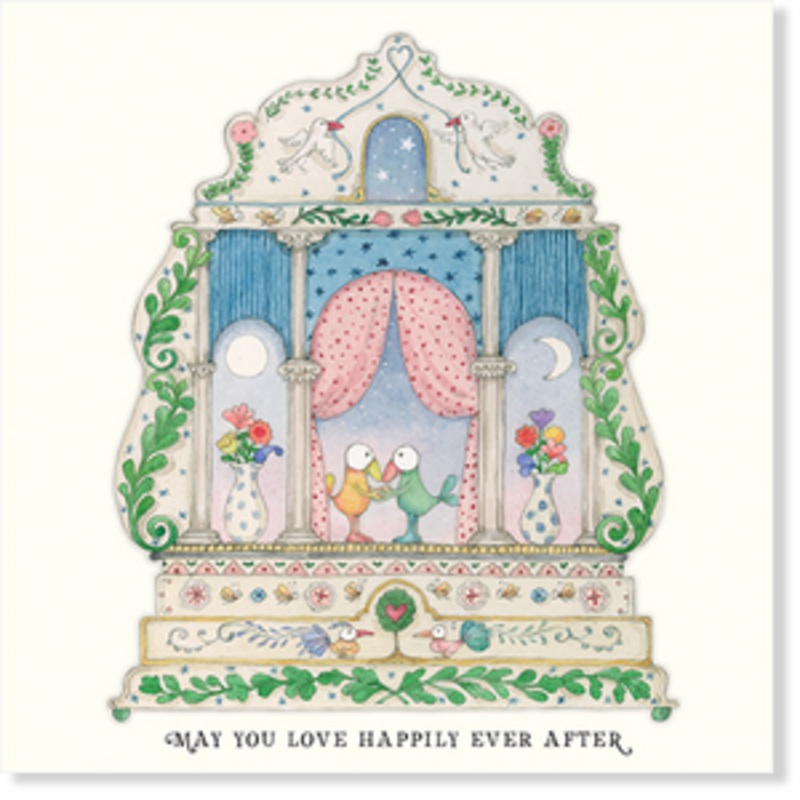 Affirmations - Twigseeds Wedding Card - May You Love Happliy Ever After - K245