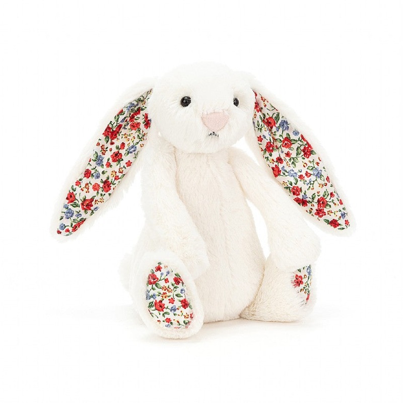 Jellycat Bashful Bunny Blossom Cream Little (Small) 18cm