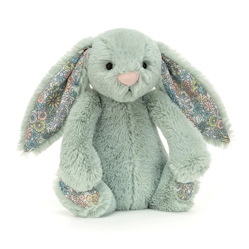 Jellycat Bashful Bunny Blossom Sage Little (Small) 18cm