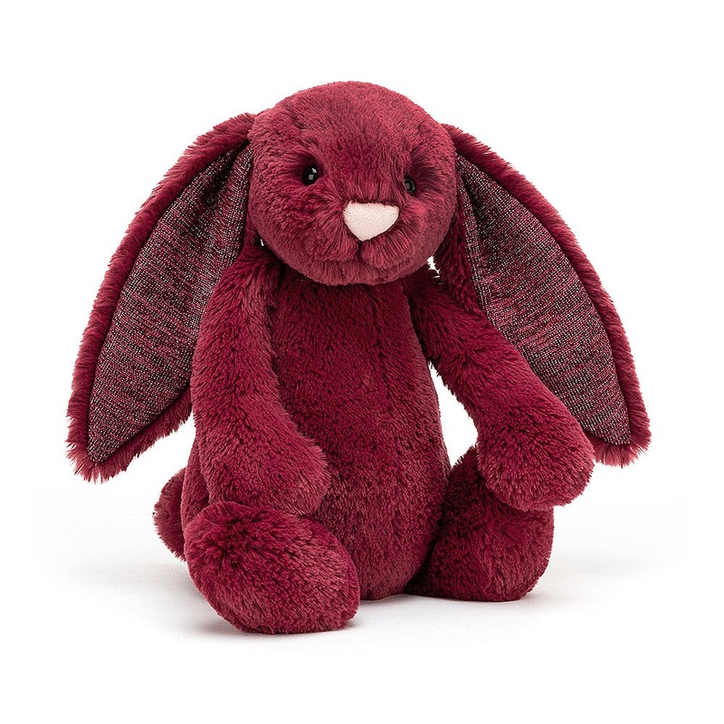 Jellycat Bashful Bunny Sparkly Cassis Original (Medium) 31cm
