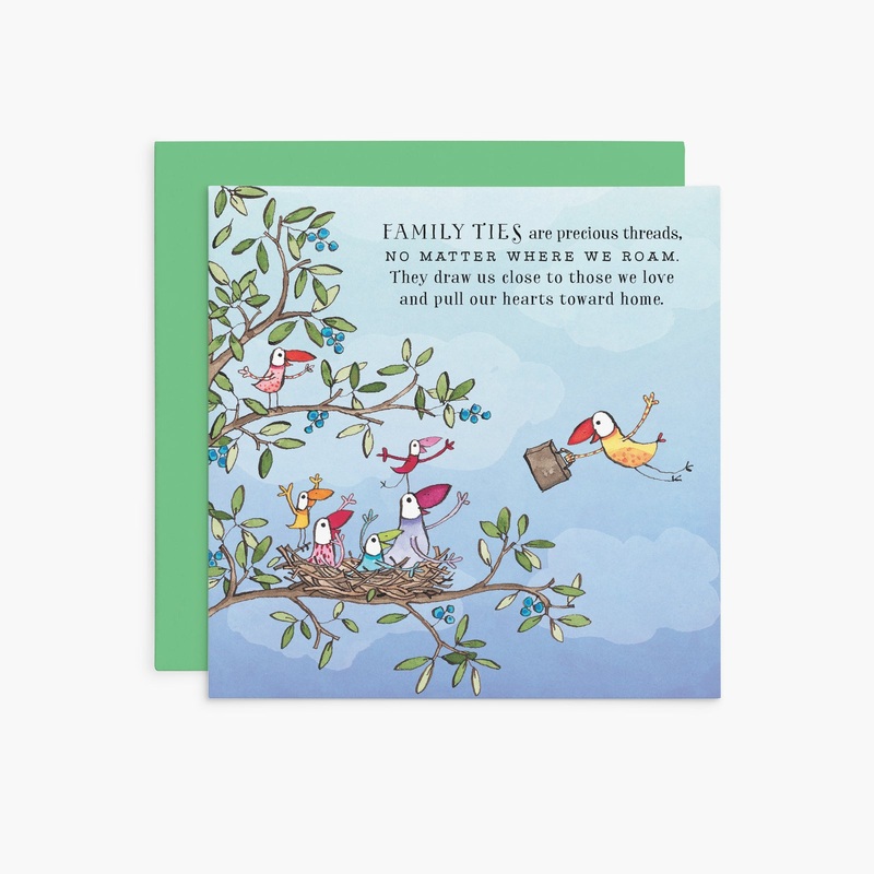 Affirmations - Twigseeds Family Card - Precious threads - K039