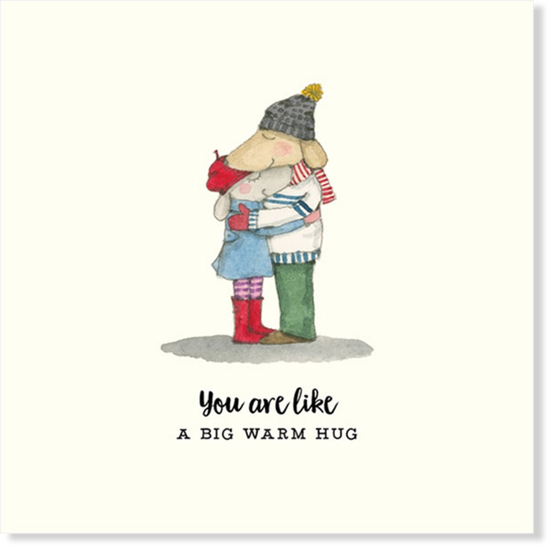 Affirmations - Twigseeds Friendship Card  - A big warm hug - K200