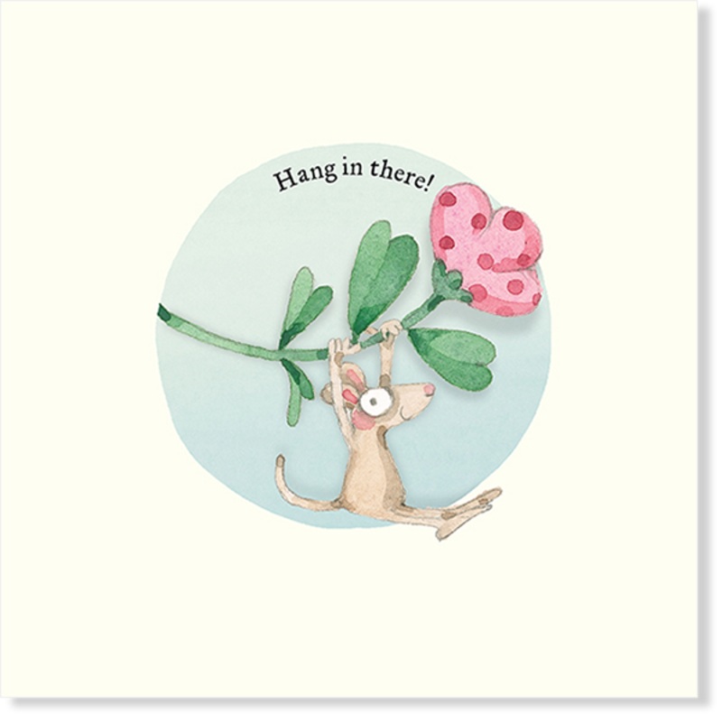 Affirmations - Twigseeds Get Well Card - Hang in There - K308