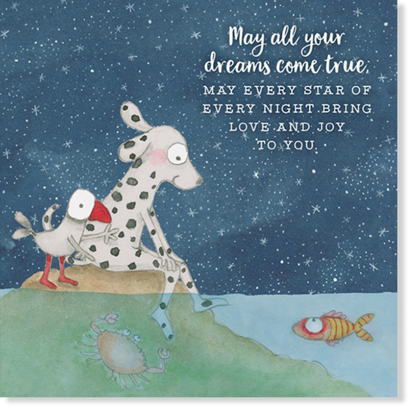 Affirmations - Twigseeds Inspirational Card - May all your dreams - K240