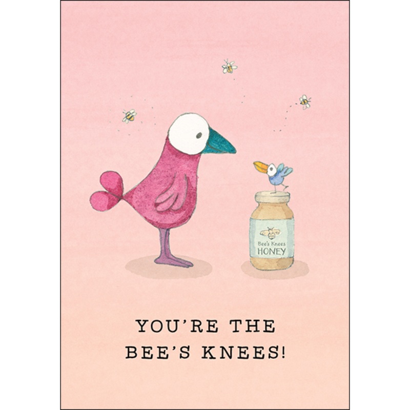 Affirmations - Twigseeds Mini Card - You're the Bees Knees - T360