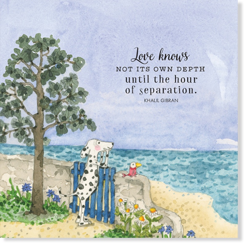 Affirmations - Twigseeds Sympathy Card  - Love Knows - K158