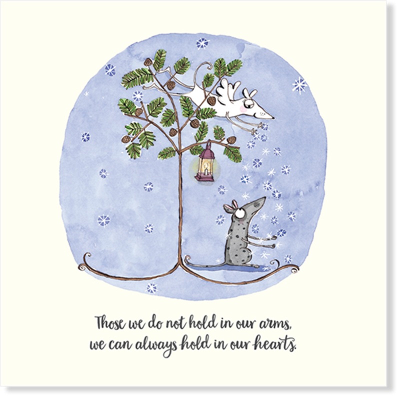 Affirmations - Twigseeds Sympathy Card - Those we do not hold - K217