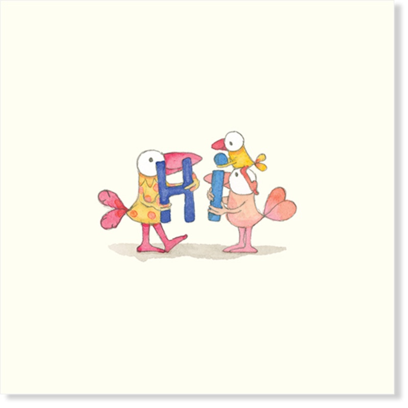 Affirmations - Twigseeds Thinking of You Card - Hi - K319