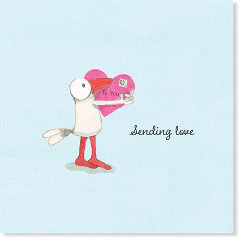 Affirmations - Twigseeds Thinking of You Card - Sending love - K278