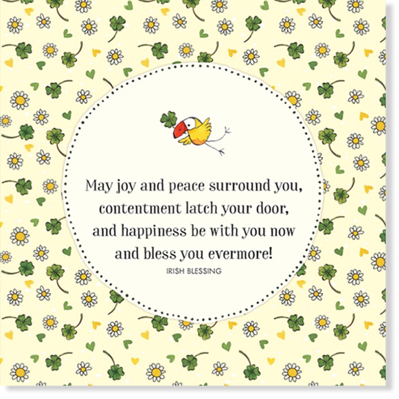 Affirmations - Twigseeds Wedding Card - May joy and peace - K261
