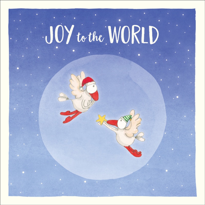 Affirmations - Twigseeds Christmas Card - Joy To The World - K357