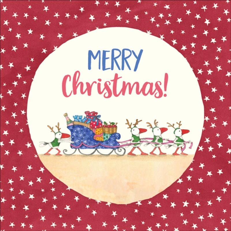 Affirmations - Twigseeds Christmas Card - Merry Christmas - K355