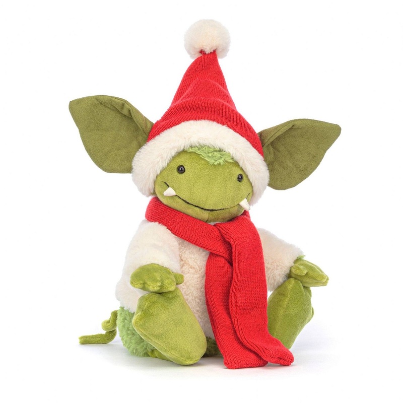 Jellycat Christmas Grizzo Gremlin 27cm
