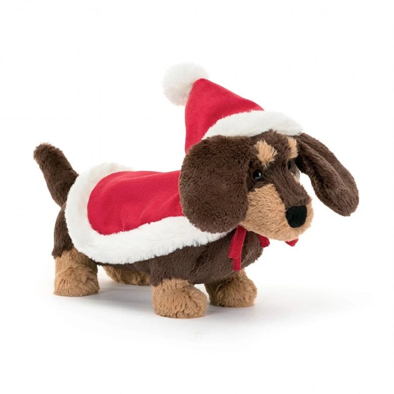 Jellycat Winter Warmer Otto Sausage Dog 15cm