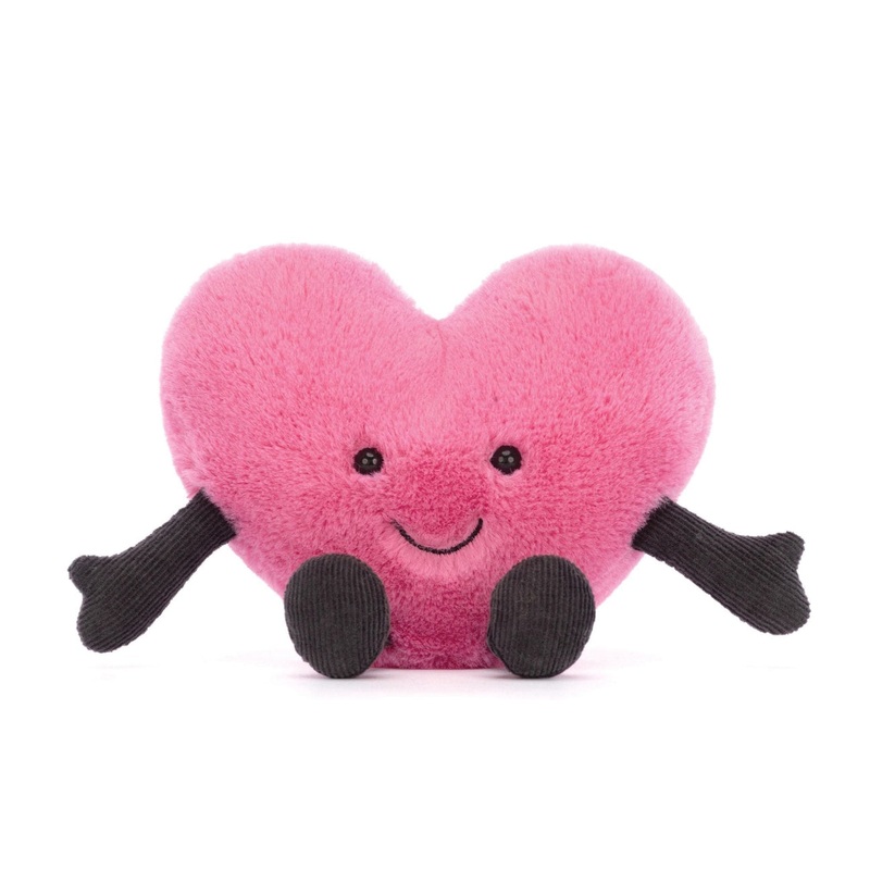 Jellycat Amuseable Hot Pink Heart Large 17cm