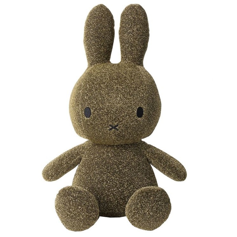 Miffy & Friends Miffy Sparkle Gold 33cm