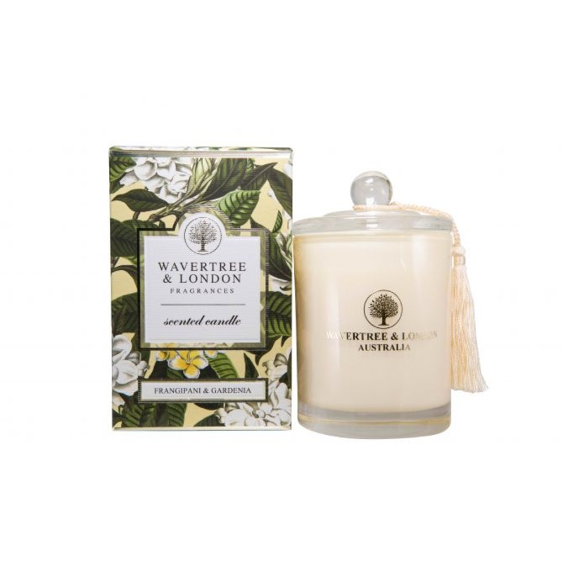 Wavertree & London Candle Frangipani & Gardenia 60 hours 330g