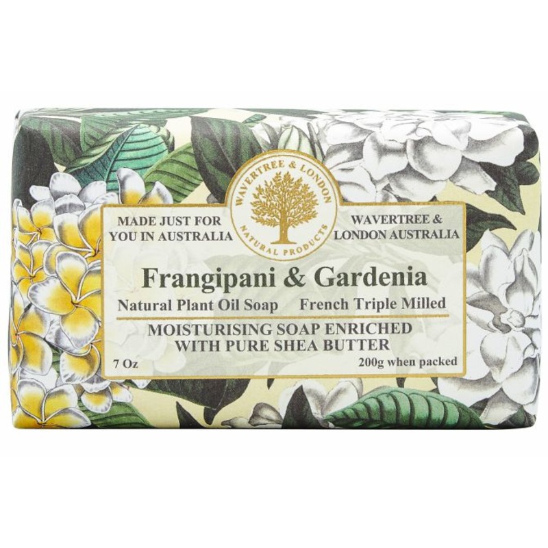 Wavertree & London Soap Frangipani & Gardenia 200g