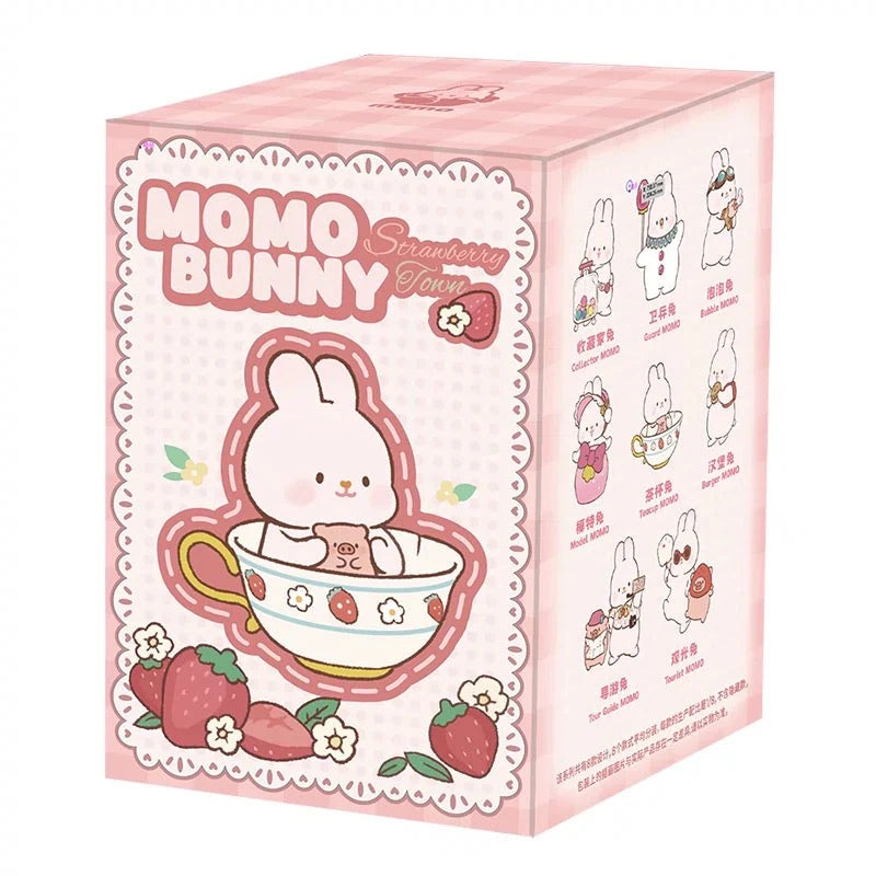Funism Momo Bunny Strawberry Town Series - Blind Box Figurines