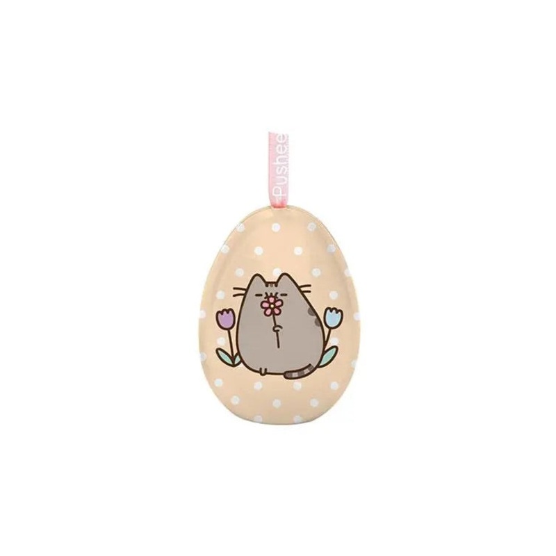 Pusheen: Tin Egg Ornament - May Flowers 8cm