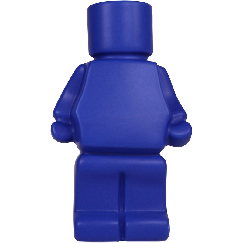 Urban products Block Man Planter Blue 22cm