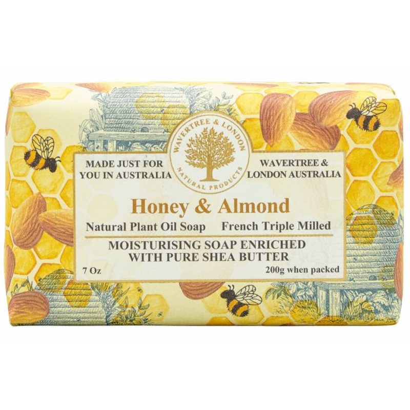 Wavertree & London Soap Honey & Almond 200g