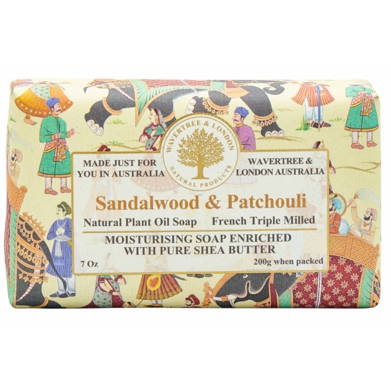 Wavertree & London Soap Sandalwood and Patchouli 200g
