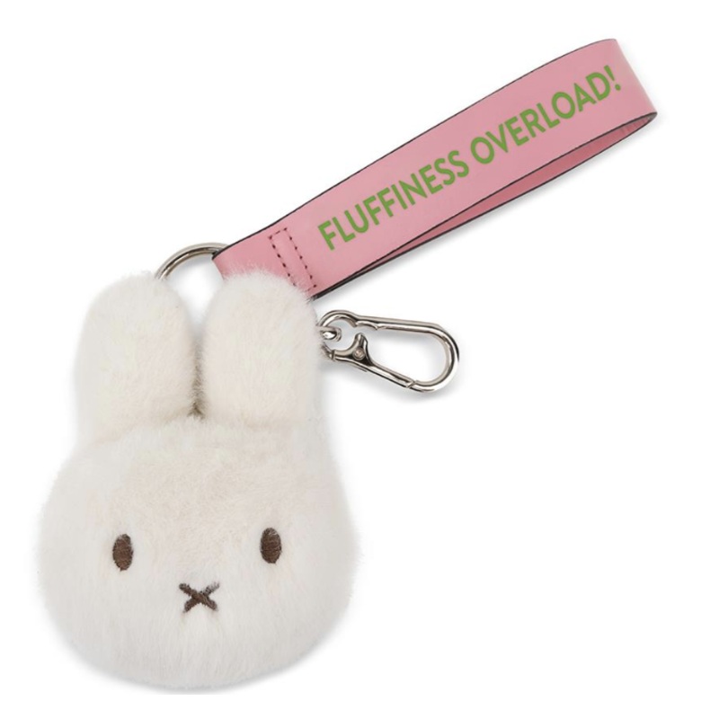 Miffy & Friends Miffy ECO Fuzzy Bag Charm Offwhite 11cm