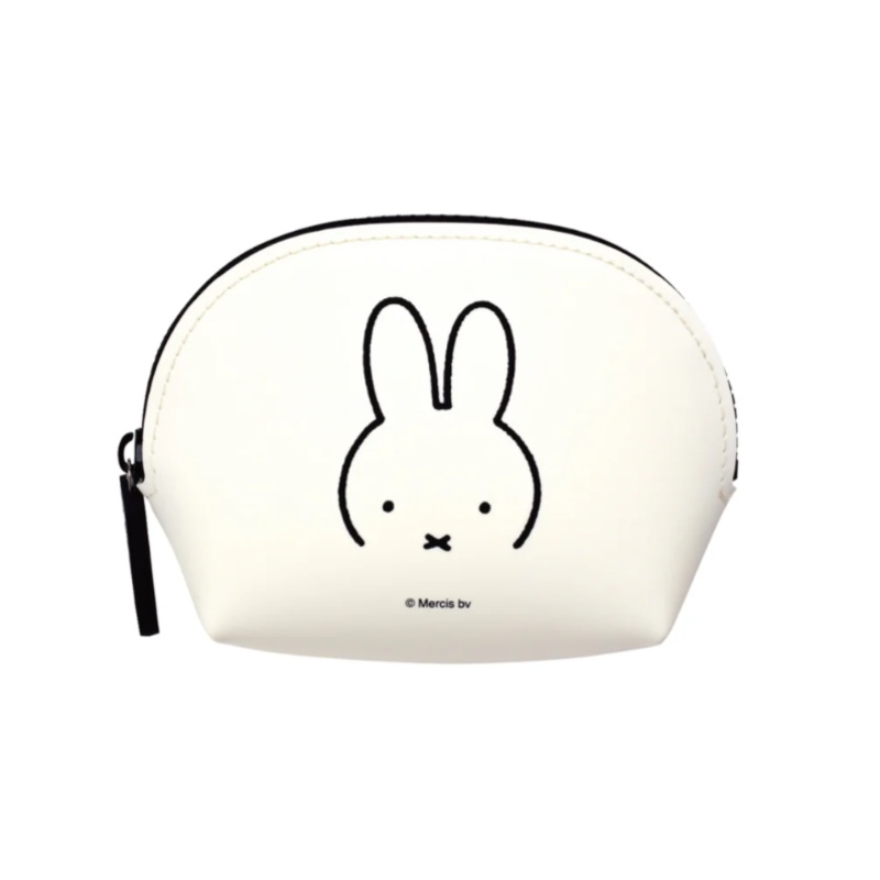 NUU-Oval Pouch Miffy White
