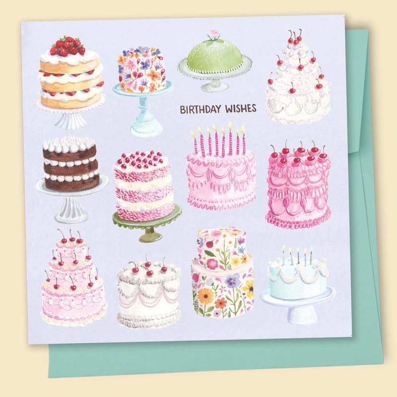 Papernest Birthday Cake Wishes Card